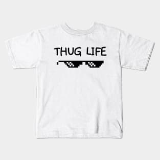 Thug life is how I roll. Kids T-Shirt